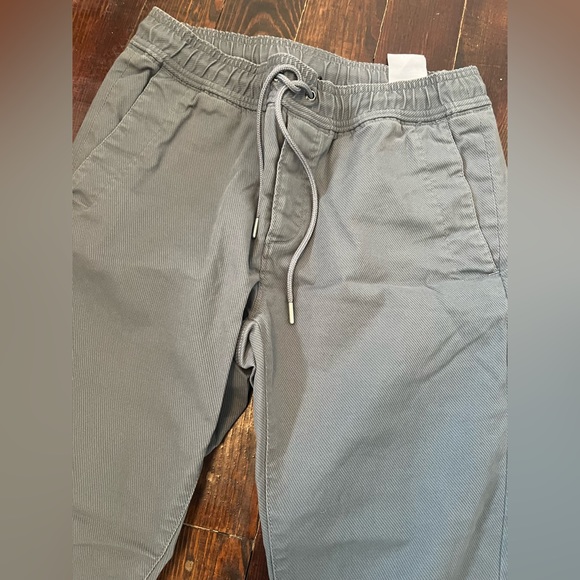 Banana Republic Jogger Chino Pant Aiden Fit Vintage Grey Size 30/30 - Picture 2 of 6